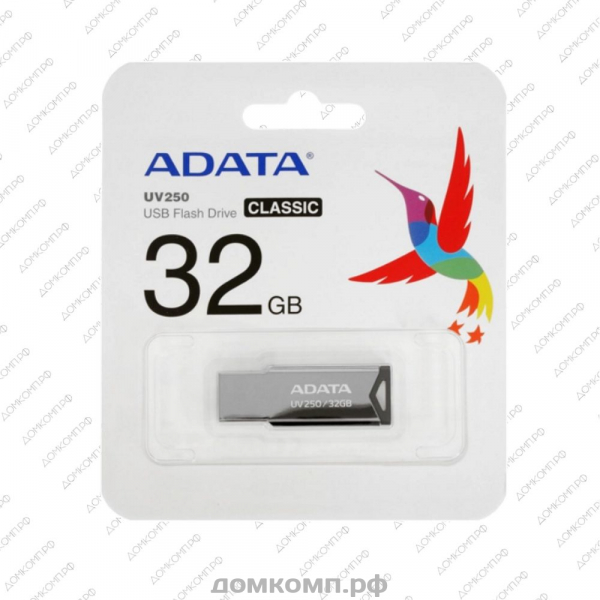 Память USB Flash 32 Гб A-Data UV250 [AUV250-32G-RBK] недорого. домкомп.рф
